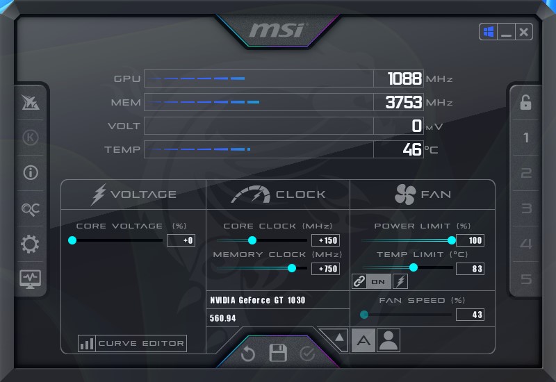 MSI Afterburner - Mehr ging nicht