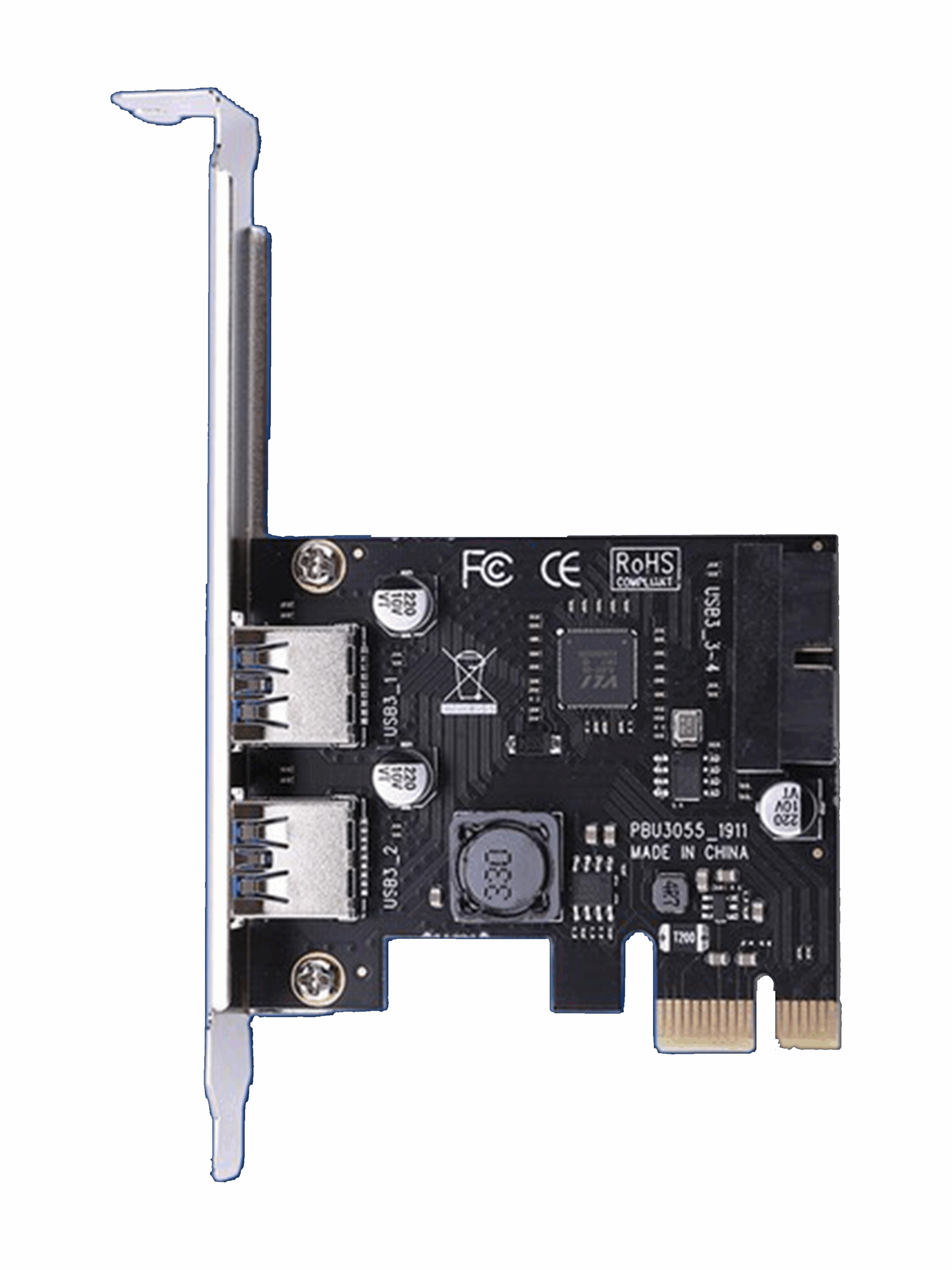 Low Profile USB 3.0 Erweiterungskarte für PCI-Express 2.0 x1