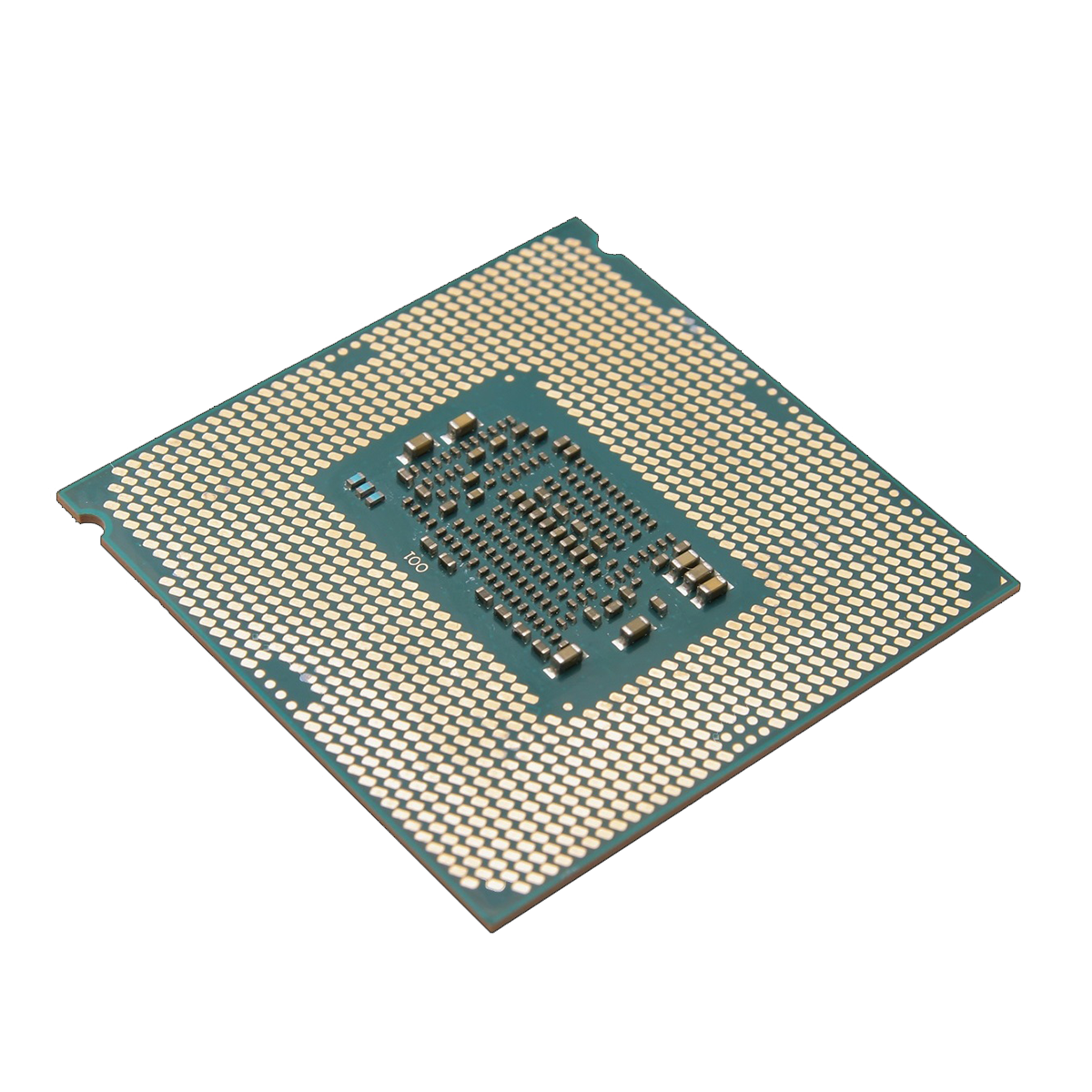 Man sieht die SMD-Komponenten, die "überstehen" (Bild: bit-tech)