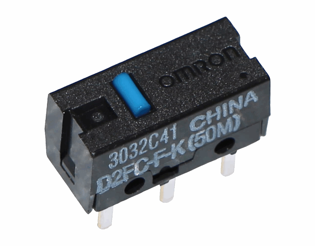 Omron D2FC-F-K 50M, blauer Kunststoffkopf