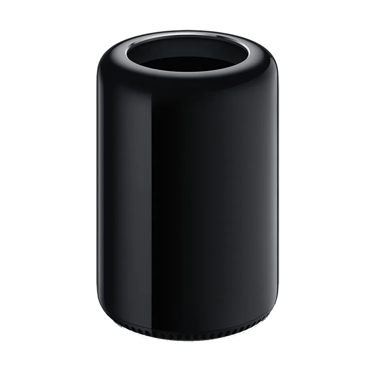 Apple Mac Pro von 2013, nur in dieser Modellreihe wurde dieser spezifische Prozessor für kurze Zeit und aufpreispflichtig verbaut (Bild: Apple)