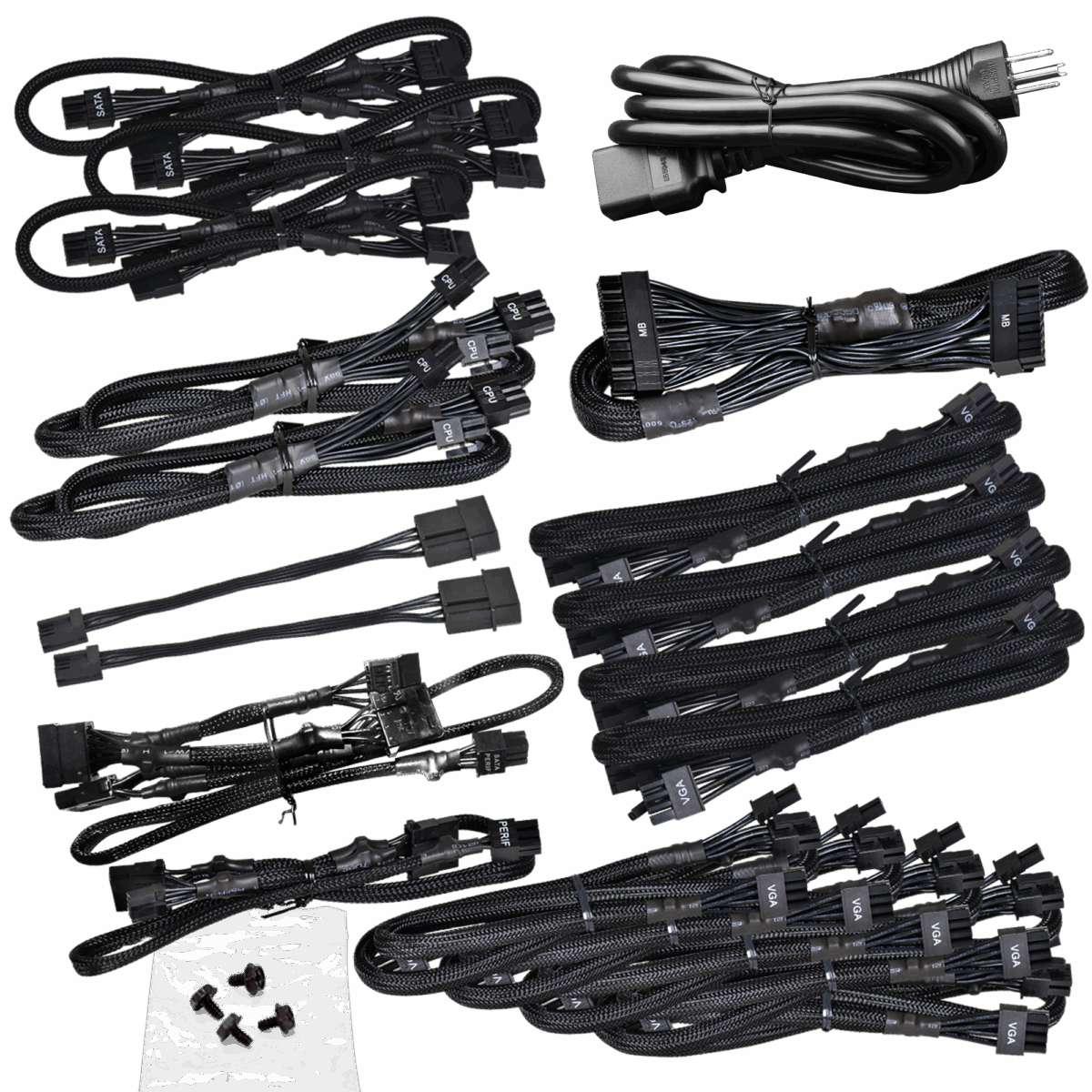 Mitgelieferte Kabel (Bild: EVGA)