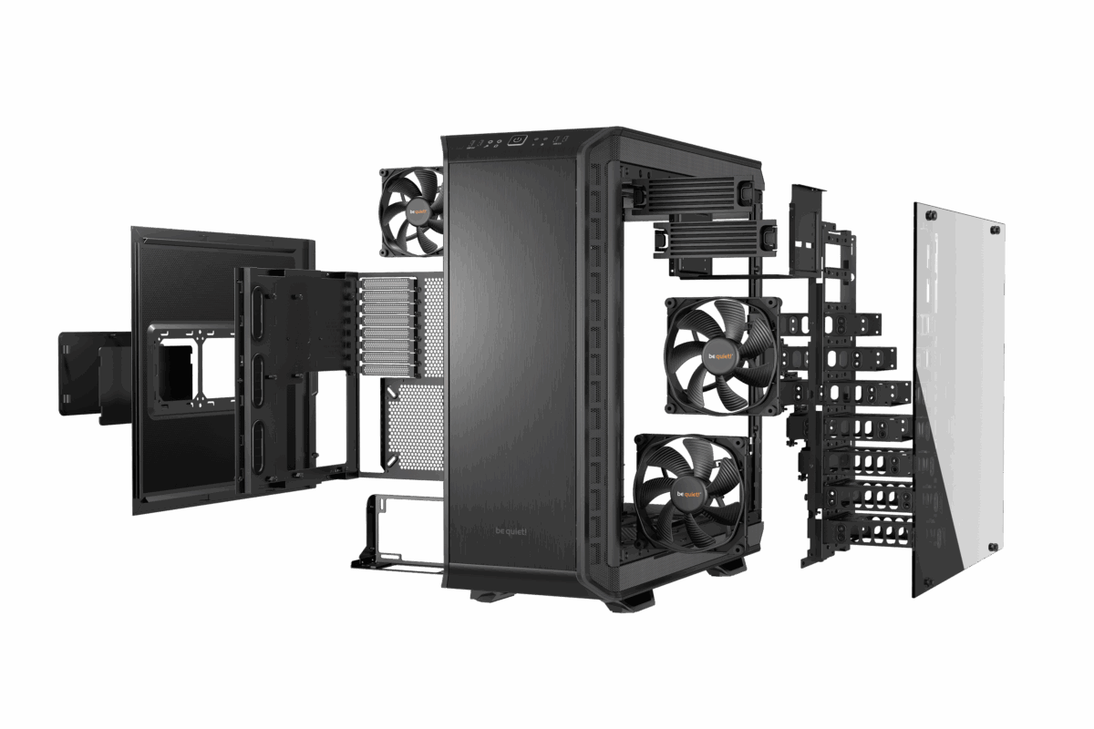 "Explosionsansicht" (Bild: BeQuiet)