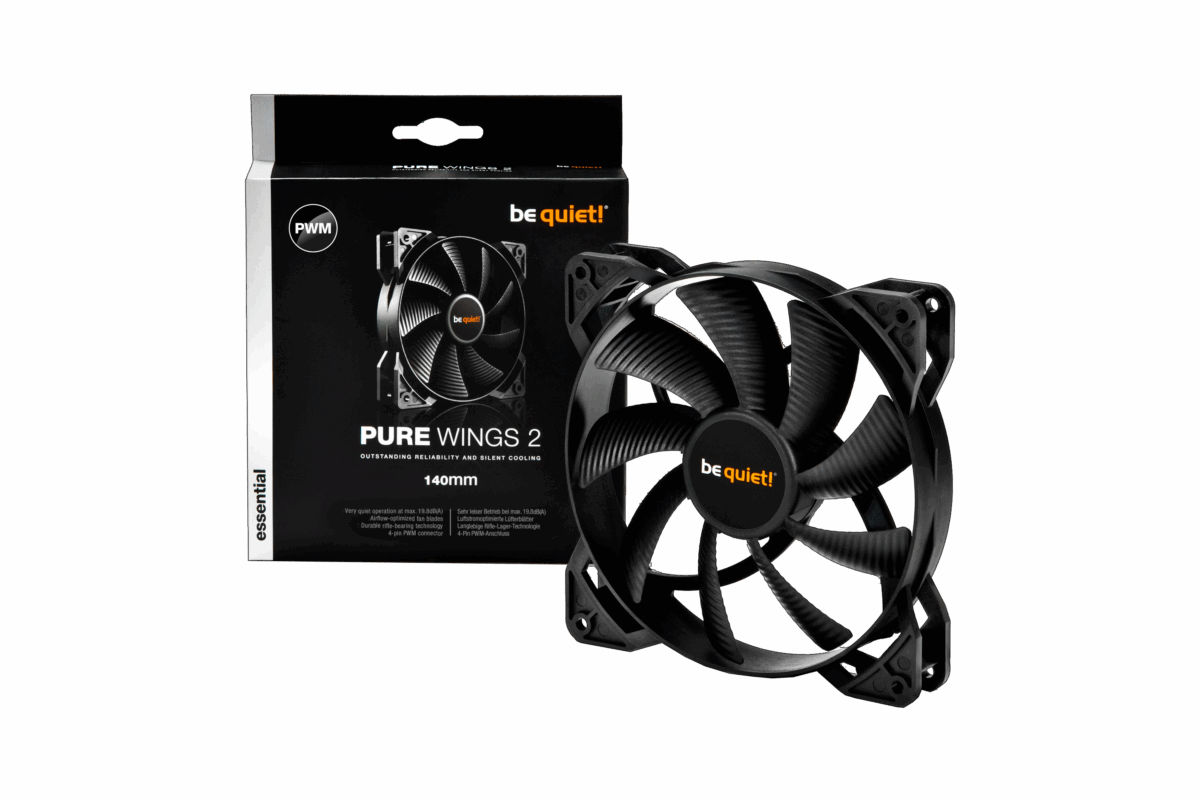 Pure Wings 2 140 mm PWM, Gehäuselüfter (Bild: BeQuiet)