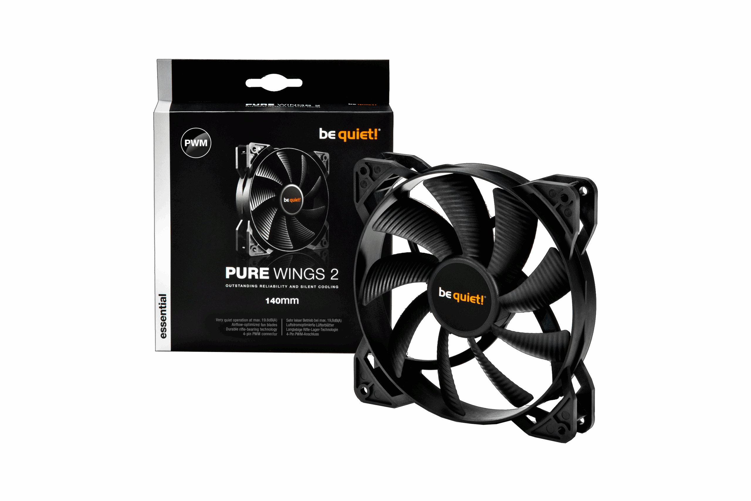 Pure Wings 2 140 mm PWM, Gehäuselüfter