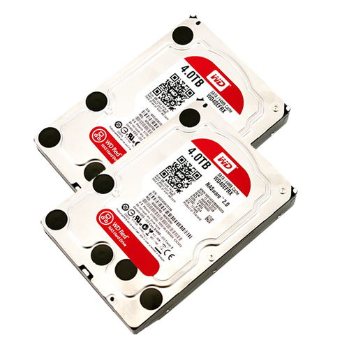 Zwei WD Red mit je 4 TB