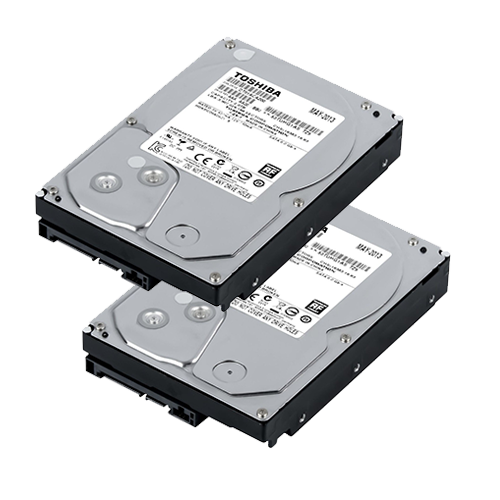 Zwei Toshiba mit je 2 TB