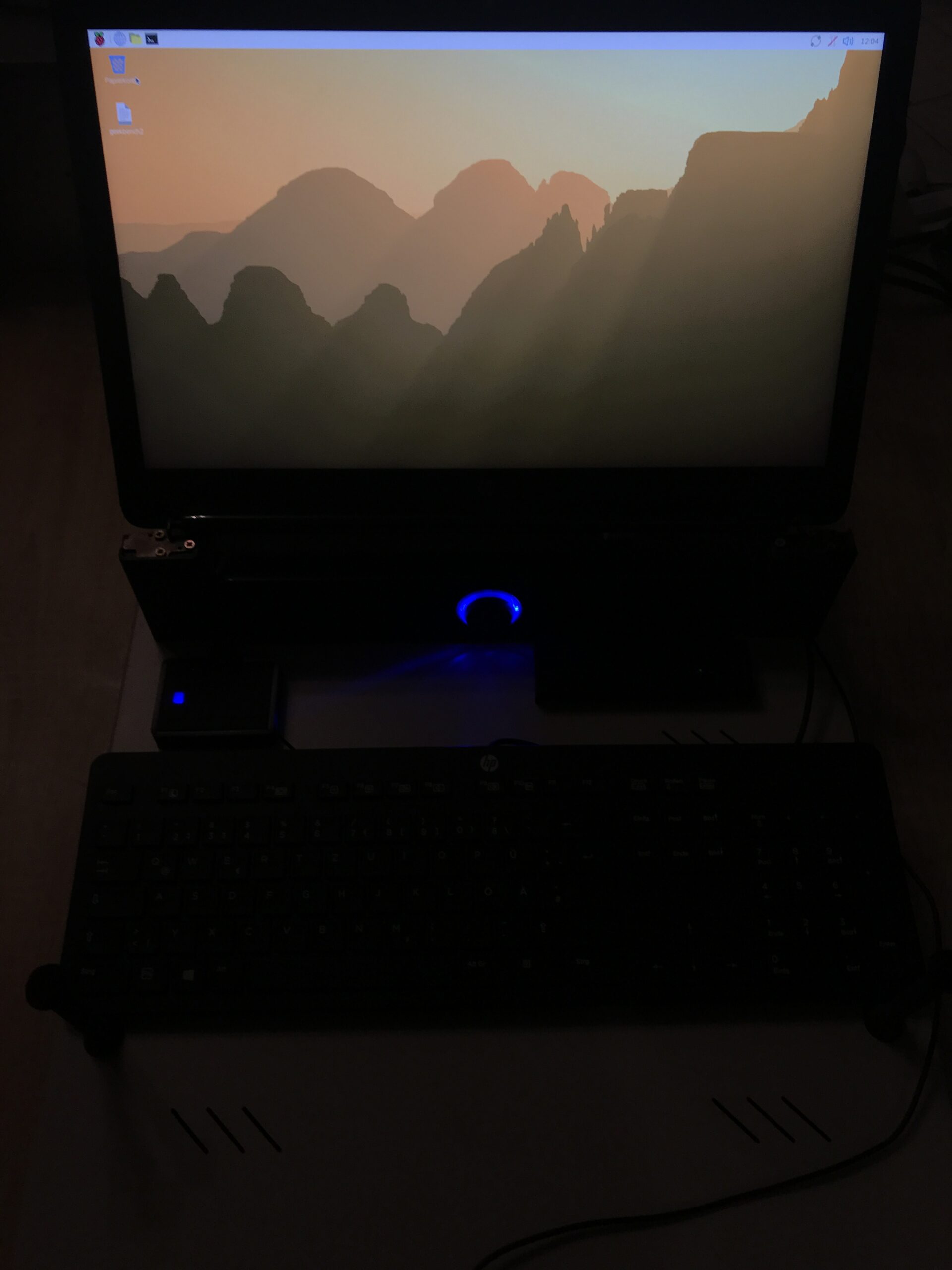 Raspberry Pi 1 Desktop via KVM-Port #1