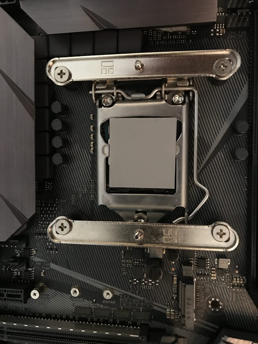 Obere Folie noch vorhanden