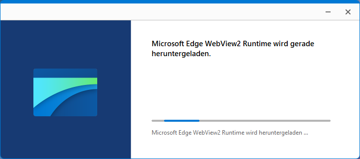Download der WebView2-Komponenten
